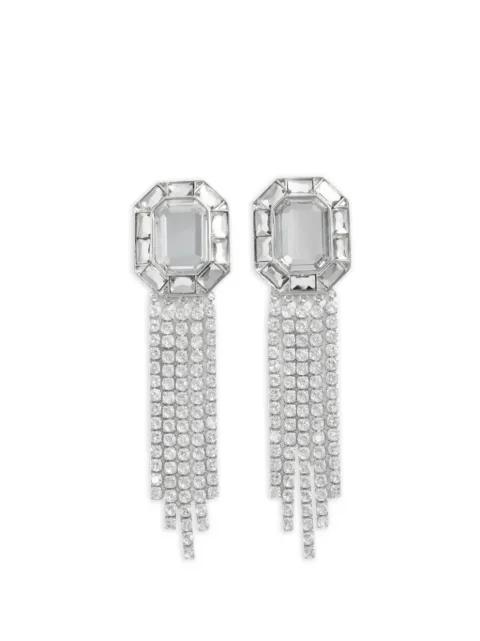 crystal droplet earrings by SELF-PORTRAIT