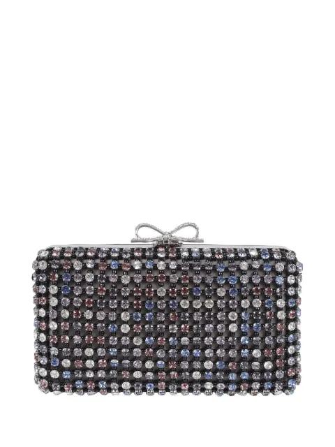 crystal-embellished clutch bag by SELF-PORTRAIT