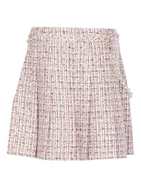 crystal-embellished tweed mini skirt by SELF-PORTRAIT