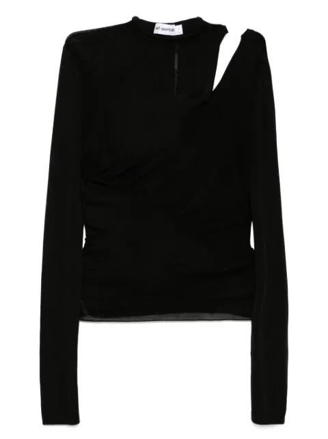 cut out blouse by SELF-PORTRAIT