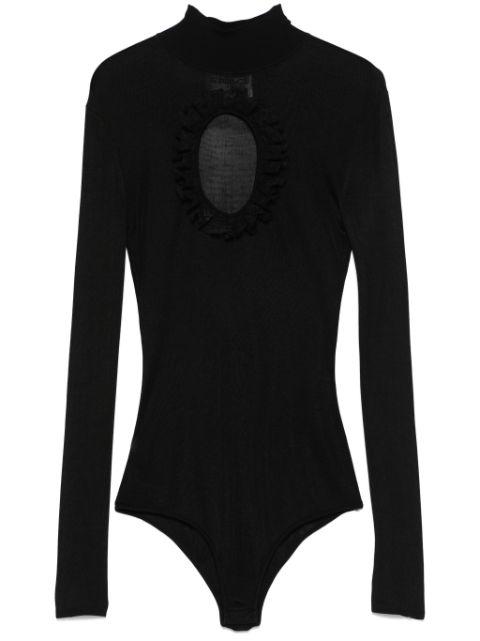 cut out-detail knitted bodysuit by SELF-PORTRAIT