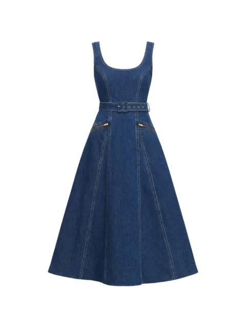 denim mini dress by SELF-PORTRAIT