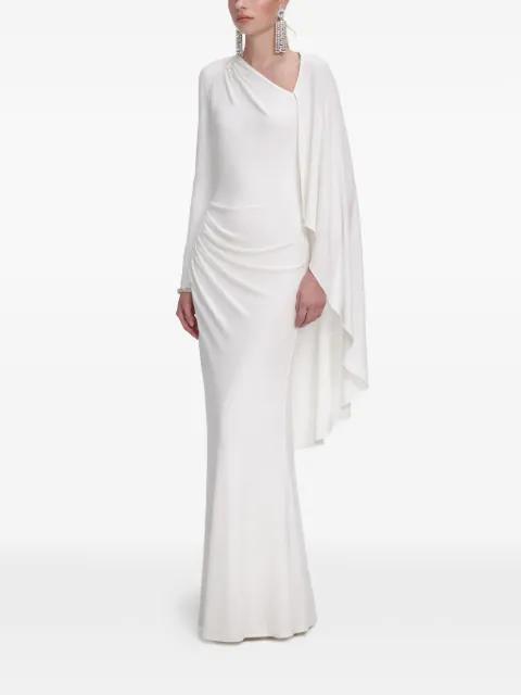 draped maxi dress by SELF-PORTRAIT