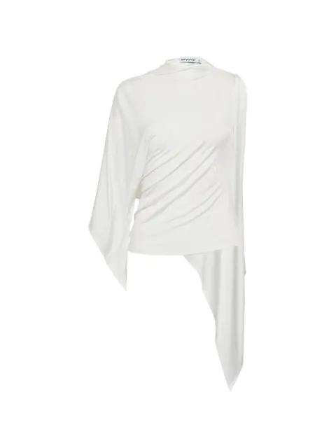 draped relaxed-fit top by SELF-PORTRAIT