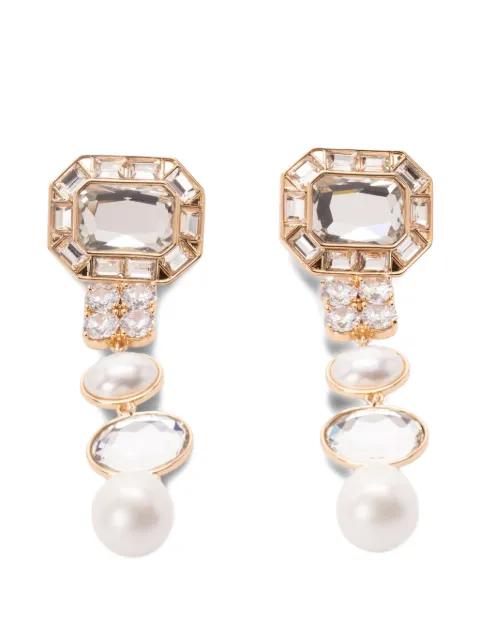 drop-design earrings by SELF-PORTRAIT