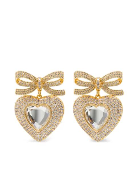 embellished earrings by SELF-PORTRAIT
