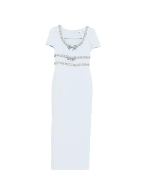 embellished maxi dress by SELF-PORTRAIT