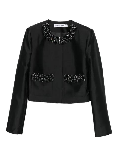 embellished-pocket jacket by SELF-PORTRAIT