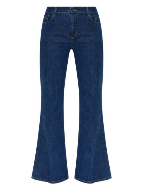 flared jeans by SELF-PORTRAIT