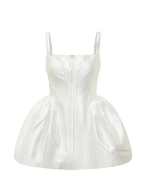 flared mini dress by SELF-PORTRAIT