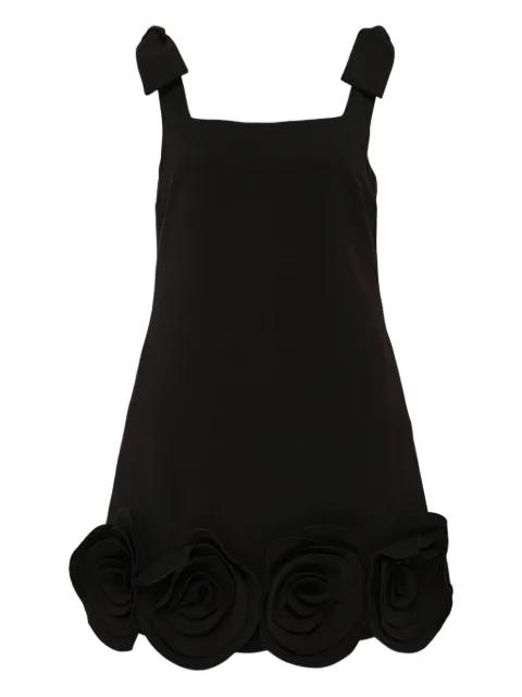 floral-appliqué mini dress by SELF-PORTRAIT