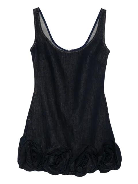 floral-appliqué mini dress by SELF-PORTRAIT