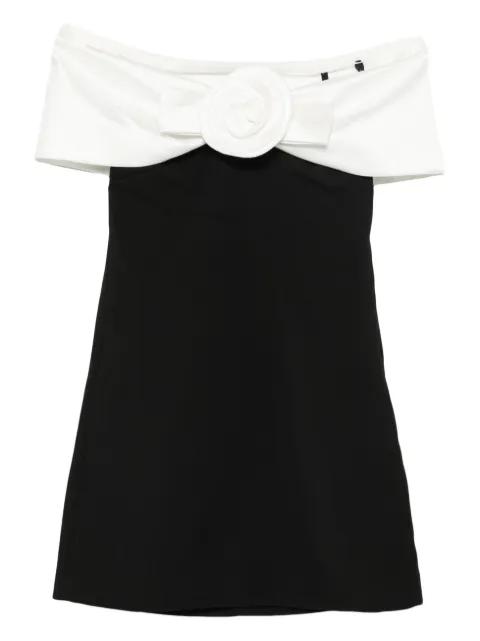 floral-appliqué mini dress by SELF-PORTRAIT