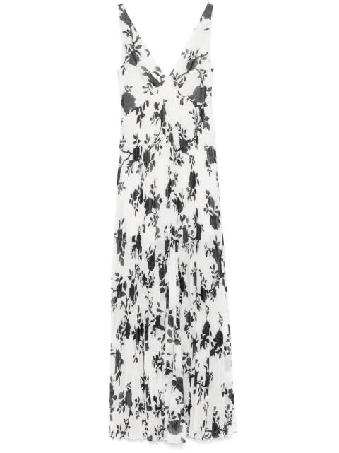 floral-print chiffon maxi dress by SELF-PORTRAIT