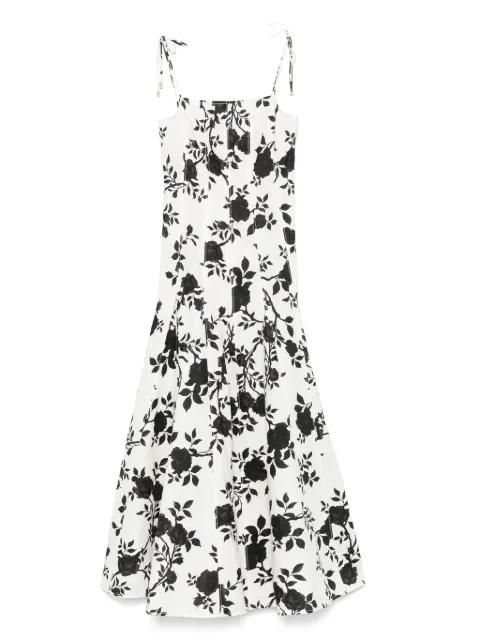 floral-print midi dress by SELF-PORTRAIT