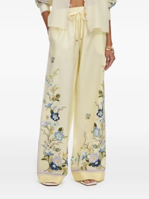 floral-print palazzo pants by SELF-PORTRAIT