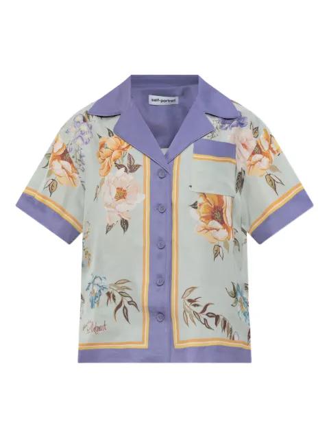 floral-print shirt by SELF-PORTRAIT