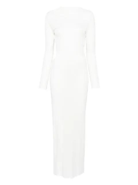 gathered jersey maxi dress by SELF-PORTRAIT