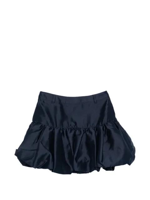gathered mini skirt by SELF-PORTRAIT