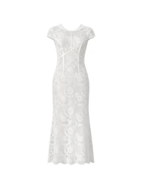 lace collared dress by SELF-PORTRAIT