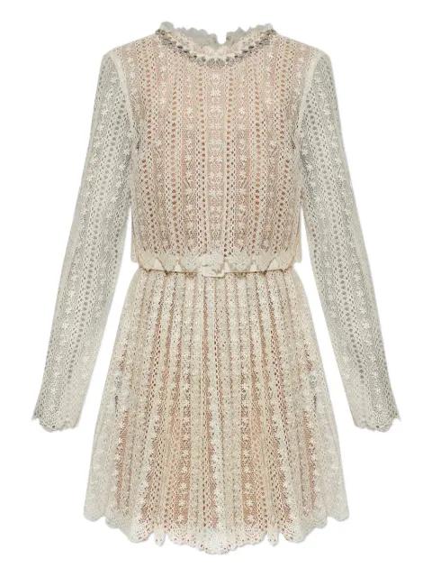 lace embellished maxi dress by SELF-PORTRAIT