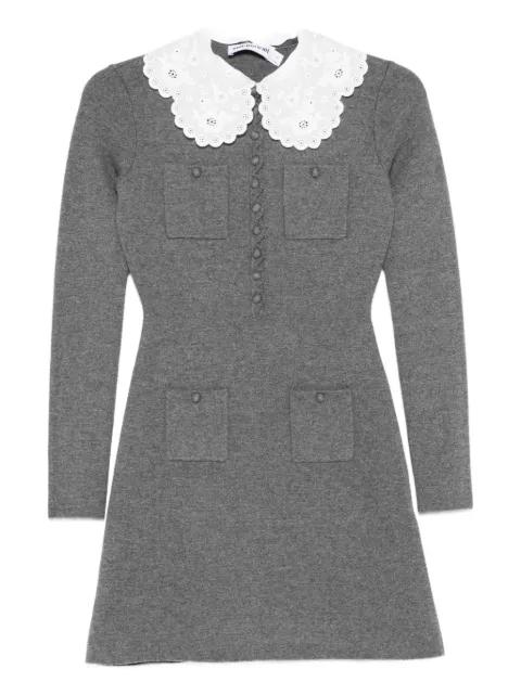 long-sleeve mini dress by SELF-PORTRAIT