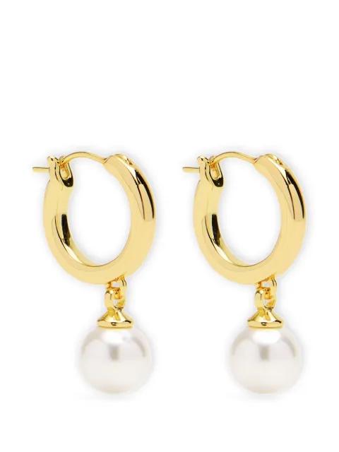 pearl drop earrings by SELF-PORTRAIT