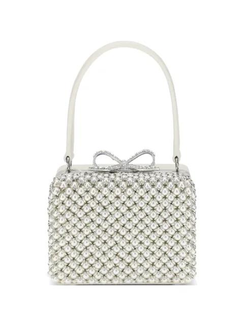 pearl embellished micro bag by SELF-PORTRAIT