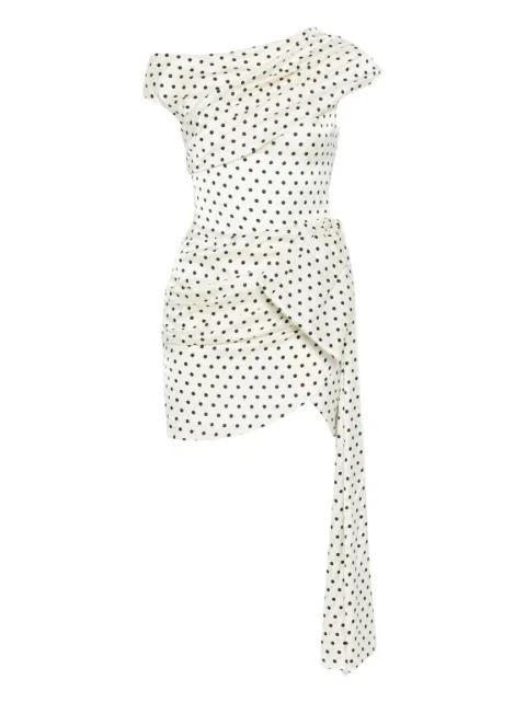 polka-dot cocktail mini dress by SELF-PORTRAIT