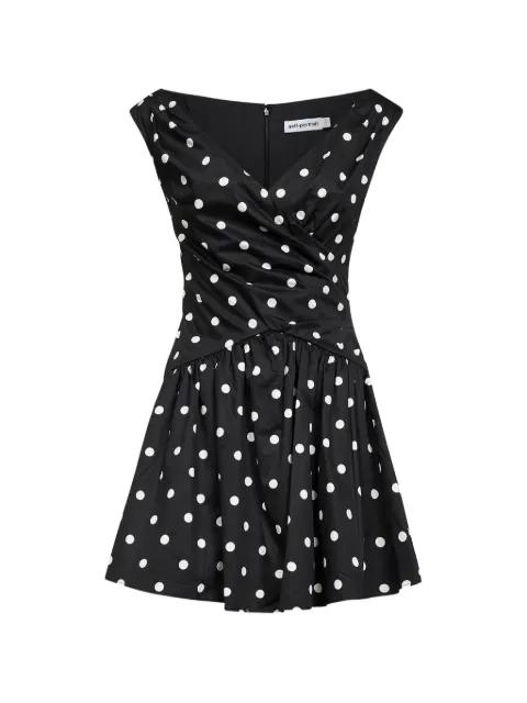 polka-dot midi dress by SELF-PORTRAIT