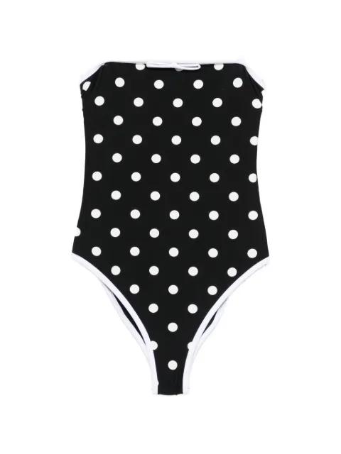 polka-dot pattern swimsuit by SELF-PORTRAIT
