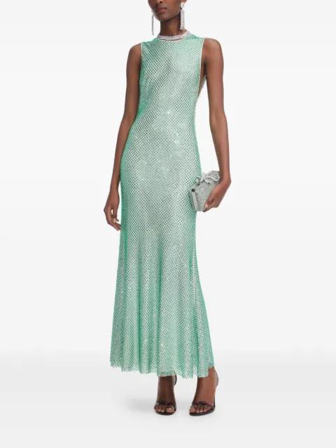 rhinestone-embellished dress by SELF-PORTRAIT