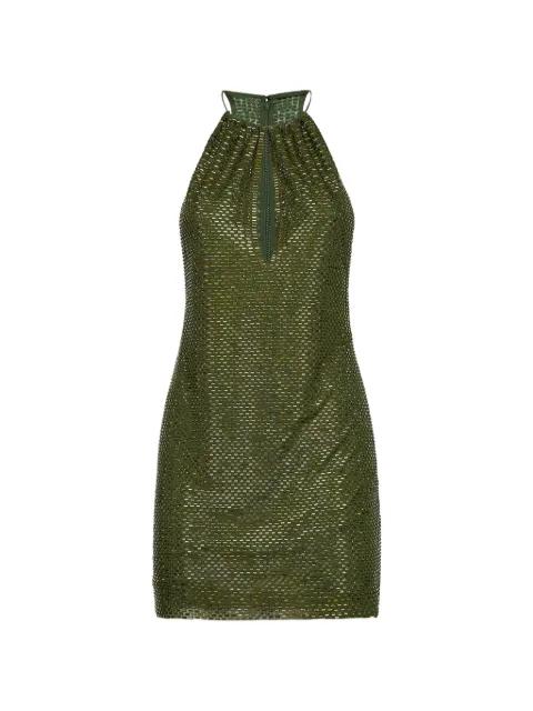 rhinestone tulle dress by SELF-PORTRAIT