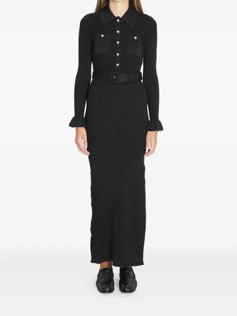 ribbed maxi dress by SELF-PORTRAIT