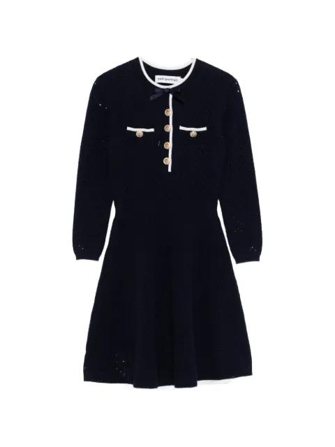 ribbon-embellished mini dress by SELF-PORTRAIT