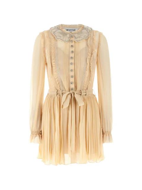 ruffled dress by SELF-PORTRAIT
