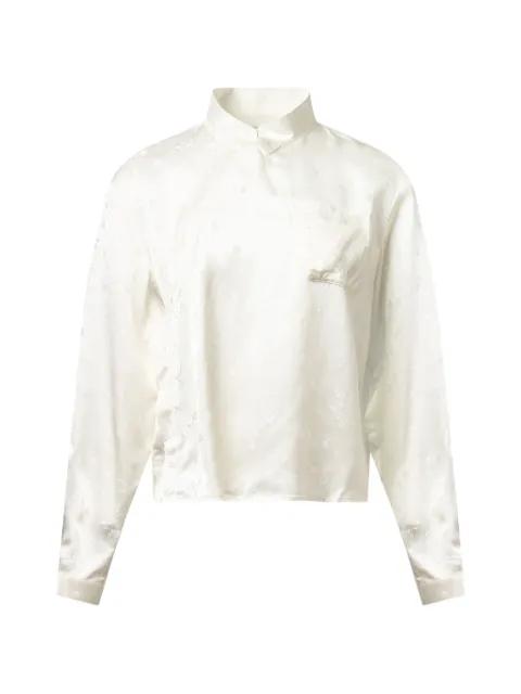satin blouse by SELF-PORTRAIT