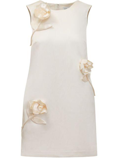 satin mini dress by SELF-PORTRAIT