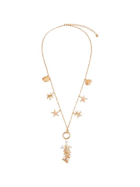 seashell pearl necklace by SELF-PORTRAIT