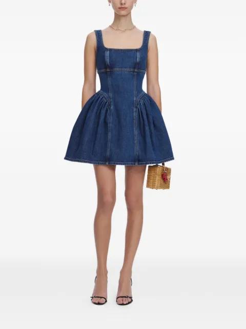 skater-style midi dress by SELF-PORTRAIT