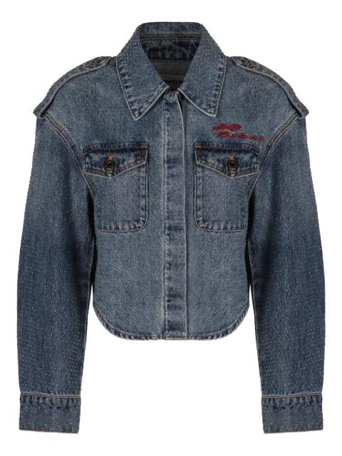 studded cropped jacket by SELF-PORTRAIT