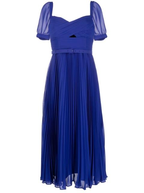 sweetheart-neck dress by SELF-PORTRAIT