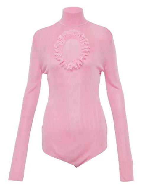 x Christopher Kane cut-out bodysuit by SELF-PORTRAIT