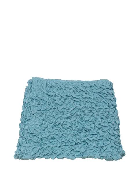 Lia shirred mini beach skirt by SELIA RICHWOOD