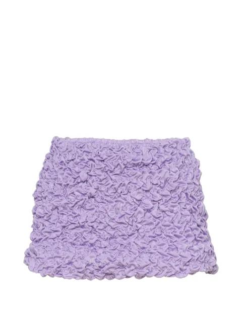 Lia shirred mini beach skirt by SELIA RICHWOOD