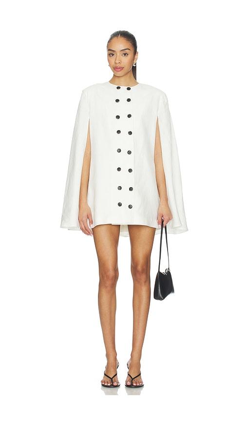 SELMACILEK Button Down Jacket in Ivory by SELMACILEK