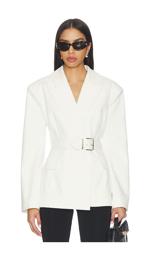 SELMACILEK Daylight Blazer Jacket in White by SELMACILEK