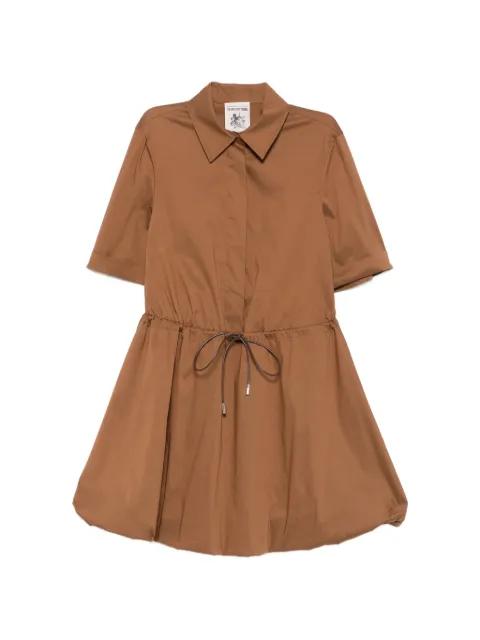 Matilda drawstring-waist bubble-hem mini dress by SEMICOUTURE
