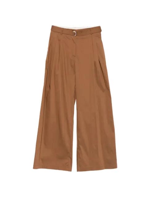 Rowena belted pleated trousers by SEMICOUTURE