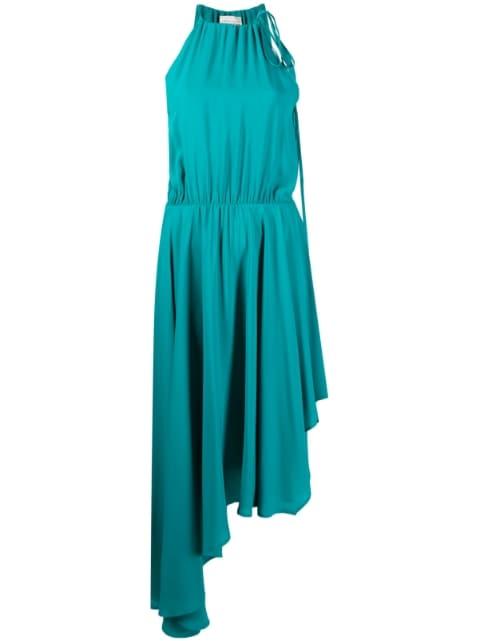 asymmetric-hem sleeveless dress by SEMICOUTURE
